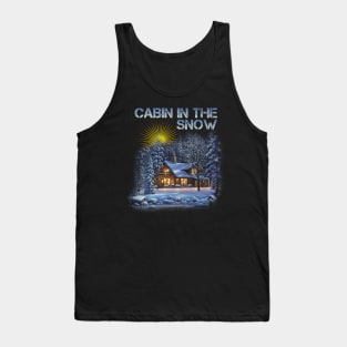 Cabin In The Snow Tank Top